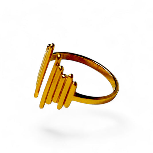 Nova Cluster Gold Ring